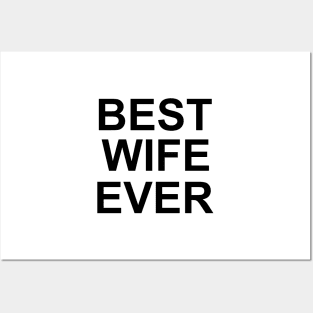 Best Wife Ever Posters and Art